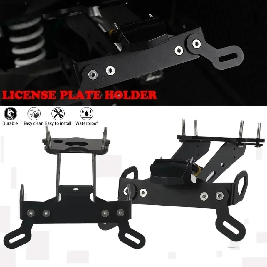 

FOR YAMAHA MT09 MT 09 MT-09 SP 2021 2022 2023 mt09 Rear Fender Registration Bracket License Plate Holder Frame Tail Tidy light