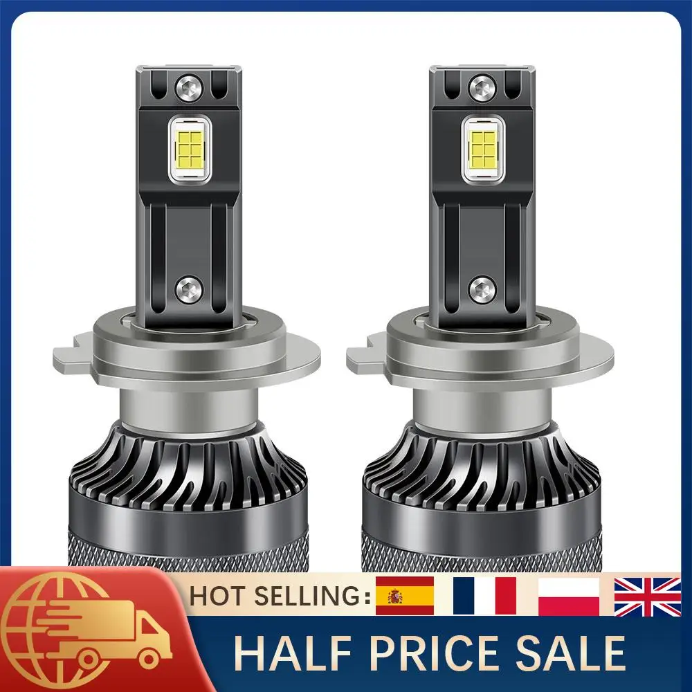 

Для H1 H4 H7 H8 H9 H11 9005 9006 K10 Светодиодные лампы для фар 120 Вт 12000LM 6500K Комплект автомобильных фар высокой яркости IP68 Вентилятор охлаждения