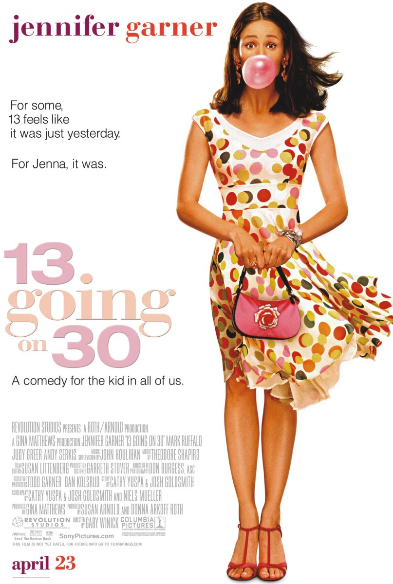 Film 13 Going on 30 (2004) Art SILK POSTER Wandkunst Huisdecoratie