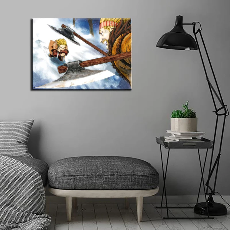 

5 Pieces Wall Art Poster Painting Animation Vinland Saga Wallpaper Picture Print Home Decoration For Living Room Mural Artwork