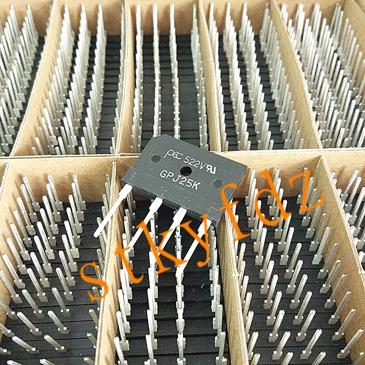 

10pcs orginal new GPJ25K 25A800V rectifier bridge flat bridge power supply commonly used rectifier bridge bridge stack