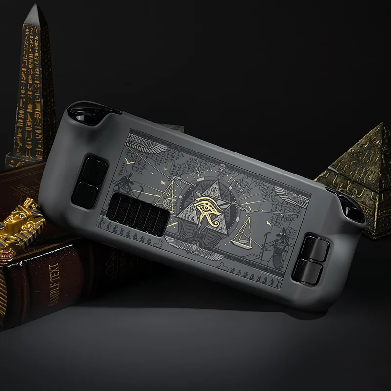 GeekShare-funda protectora para cubierta de vapor, cubierta trasera de disipación de calor, accesorios para consola de juegos, Egipto, El País Misterioso