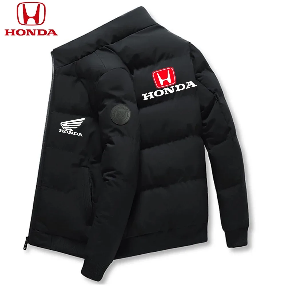 

Honda winter short cotton jacket, printed cotton jacket, fashionable thick down jacket, men's jacket