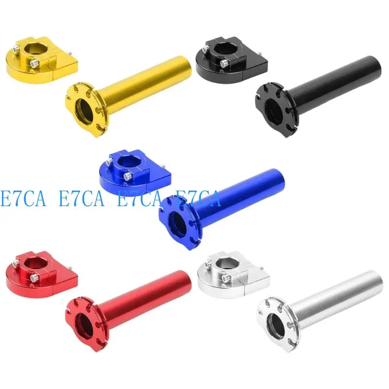 

E7CA Motorcycle Throttle Handle Bar Grips Throttle Twist Grip 7/8in Throttle Assist Twist Accelerator Handle Grip