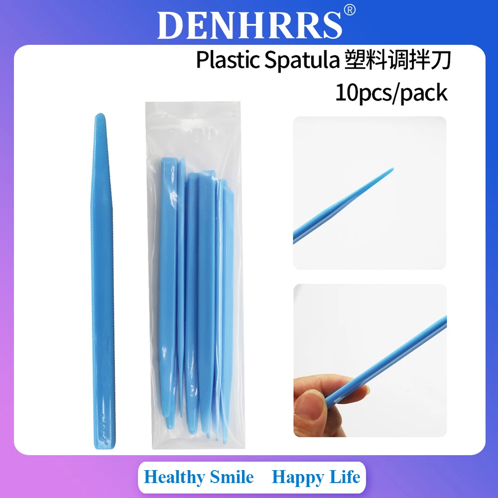 

10 шт./упак., стоматологический шпатель для смешивания, одноразовый пластиковый цементный порошок, гипсовый нож, стоматологическая лаборатория, слепочный материал, инструмент для стоматолога