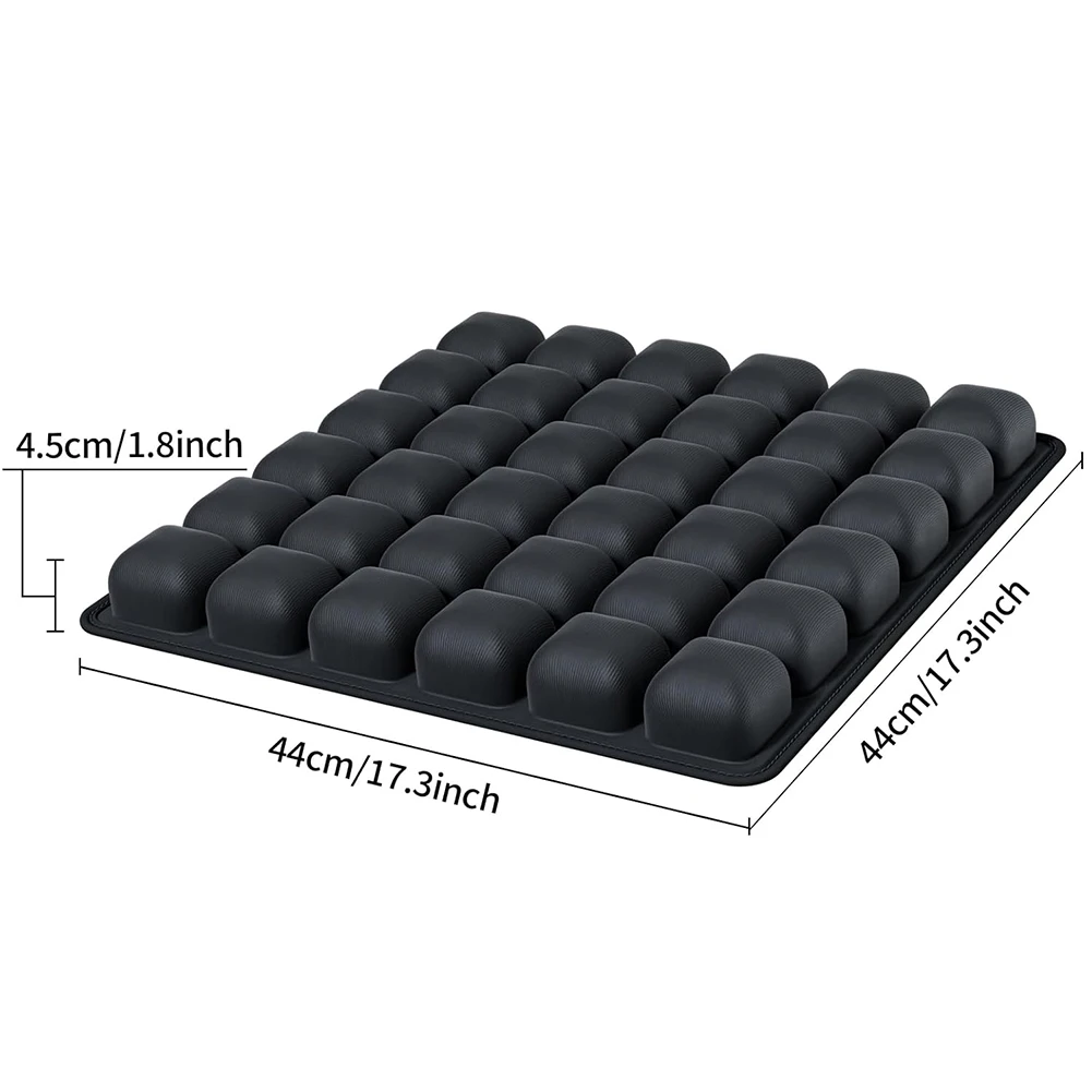 Travel Cushion Portable Adjustable 3D Inflatable Seat Cushion Outdoor Travel Air Cushion for Office Chair Wheelchair Seat Pad