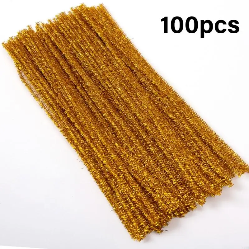 N1HB จำนวนมาก 100pcs ลำต้นขนยาวสำหรับโครงการศิลปะสำหรับเด็ก