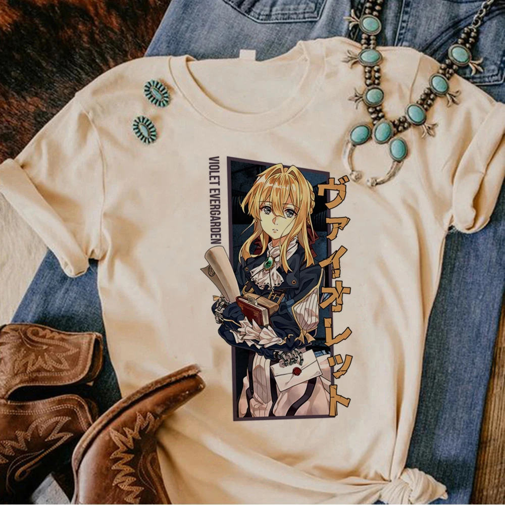 Violet Evergarden tshirt women anime graphic tshirt girl y2k Japanese manga clothes