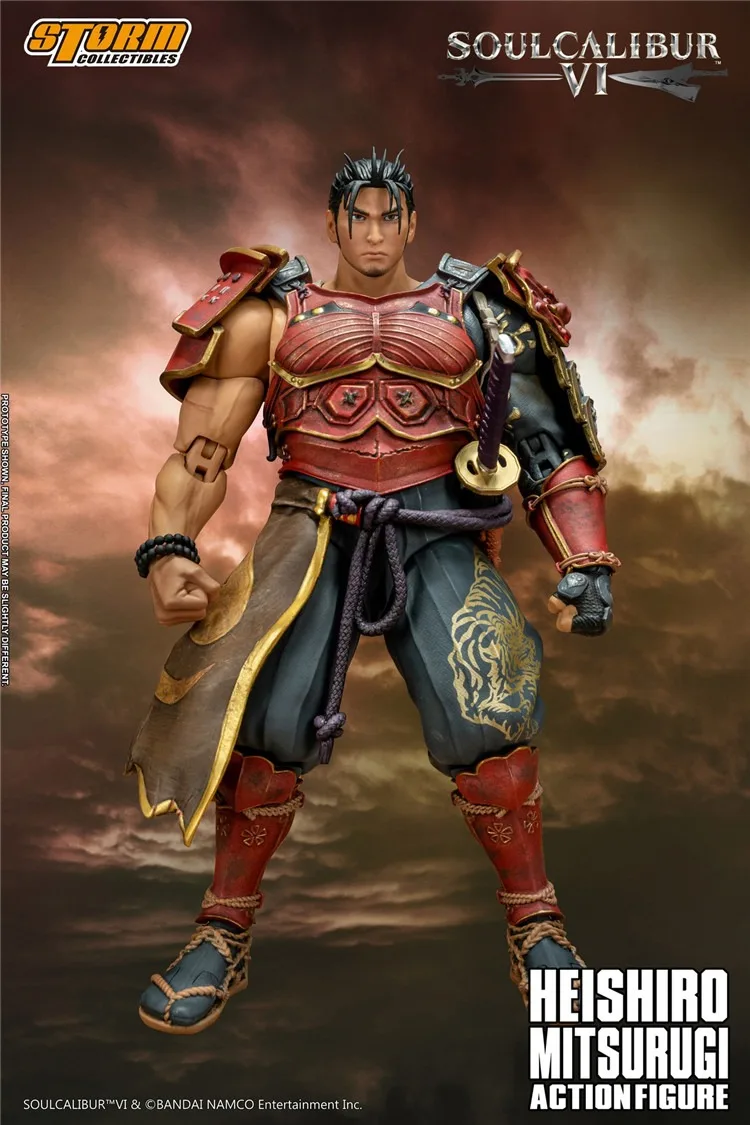 In Stock Storm Toys BNSC01 1/12 Scale Male Soldier Swordsman Soul Ability SOULCALIBUR Model Full Set 6in Action Figures Dolls