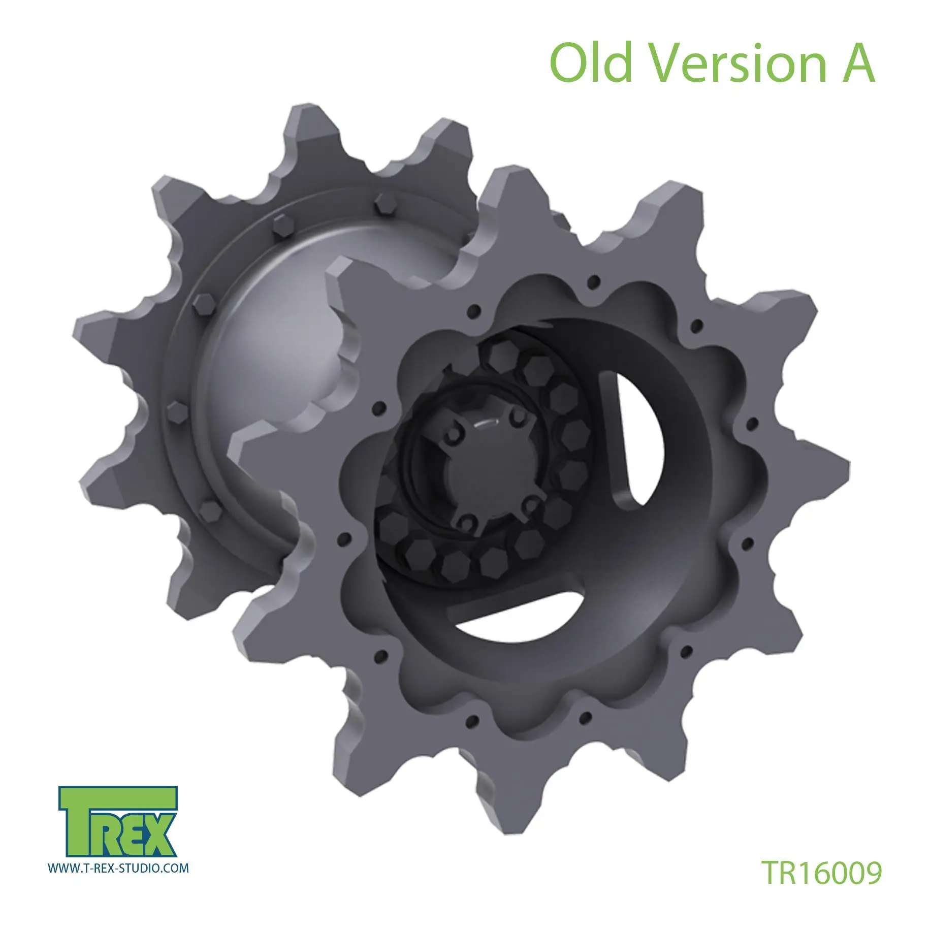 

T-REX 16009 1/16 M1 Abrams Drive Sprocket Set Ole Version A for TAMIYA 3D Print Set