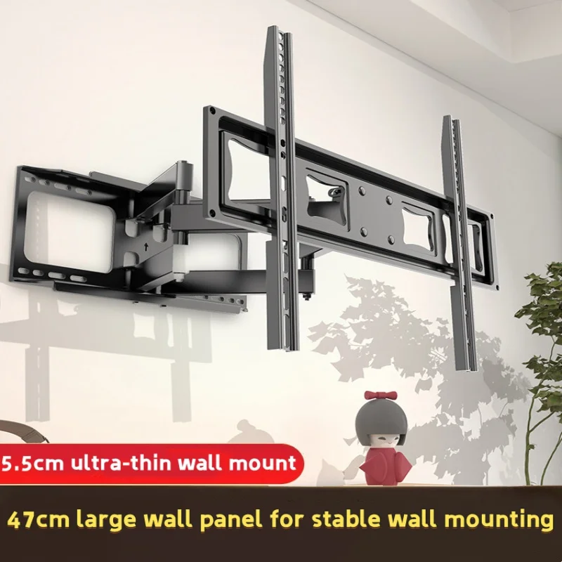 50-80inch TV Wall Mount Bracket Universal TV Mount Monitor Holder Adjustable Swivel Tilt  Low Profile Flat TV Wall Mount Monitor