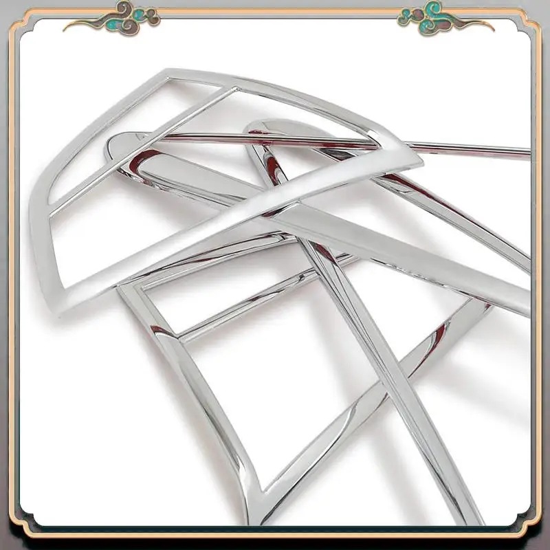 Reliable-For Hyundai Tucson IX35 2010-2014 High Quality ABS Chrome Rear Taillight Lamp Hood Decoration Cover Trims Accessories 4