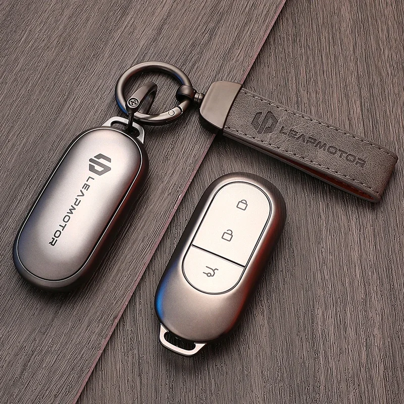 For LEAPMOTOR B10 T03 C01 C11 2024 2025 Car Key Case Cover Key Fob Cover TPU Remote Key Holder Anti-Scratch Keychain Accessories