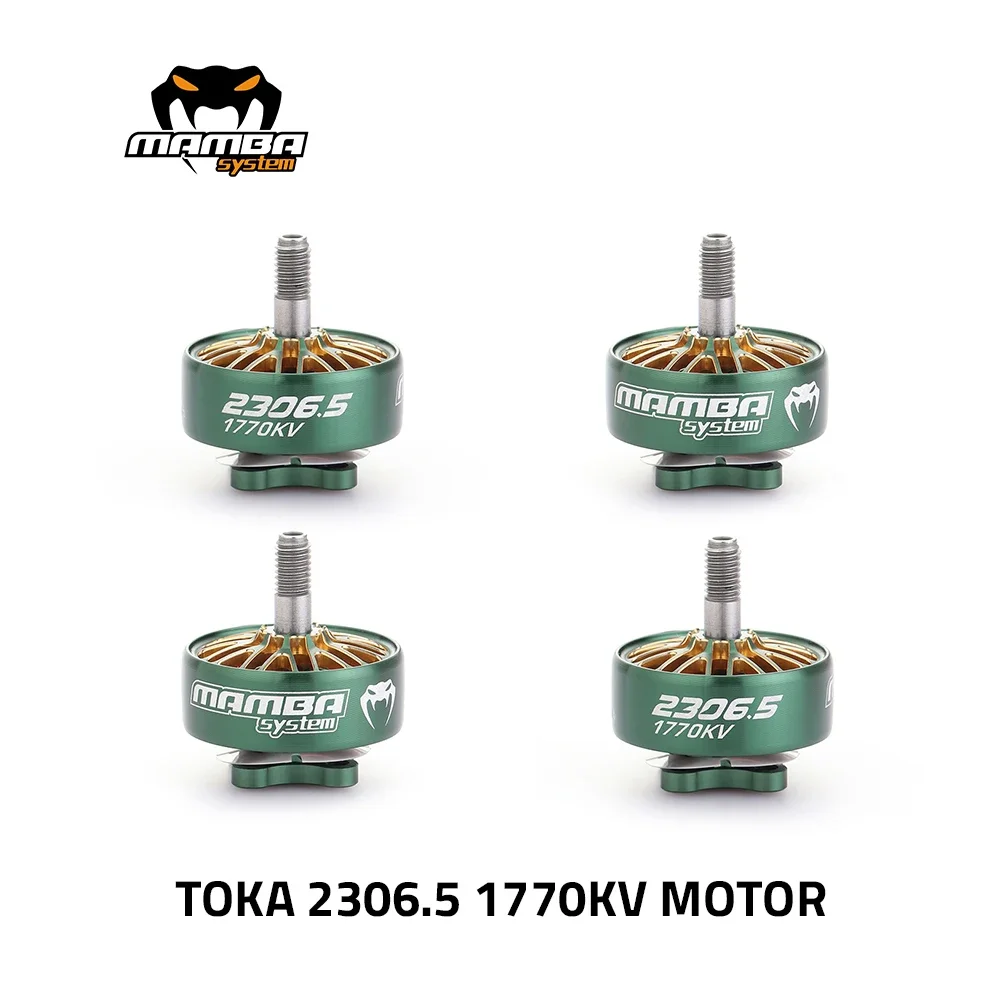 

Diatone MAMBA TOKA 2306.5 1770KV/2770KV 4S/6S MOTOR Drone Brushless Motor 16mm/M2 suit for 3inch~4inch Props DIY Parts