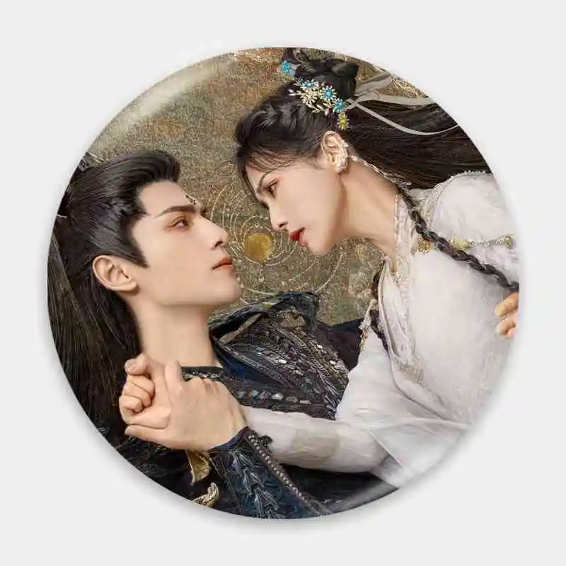 The End of The Moon Luo Yunxi Chang Yue Jin Ming Tan Tai Jin Li Su Su Chinese TV Dramas Badge Brooch anchor Peripherals Pin