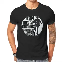 Men's T-Shirt I Am Not A Number Pure Cotton Tee Shirt Short Sleeve Prisoner Alt Right Right Wing Political T Shirts Round Neck