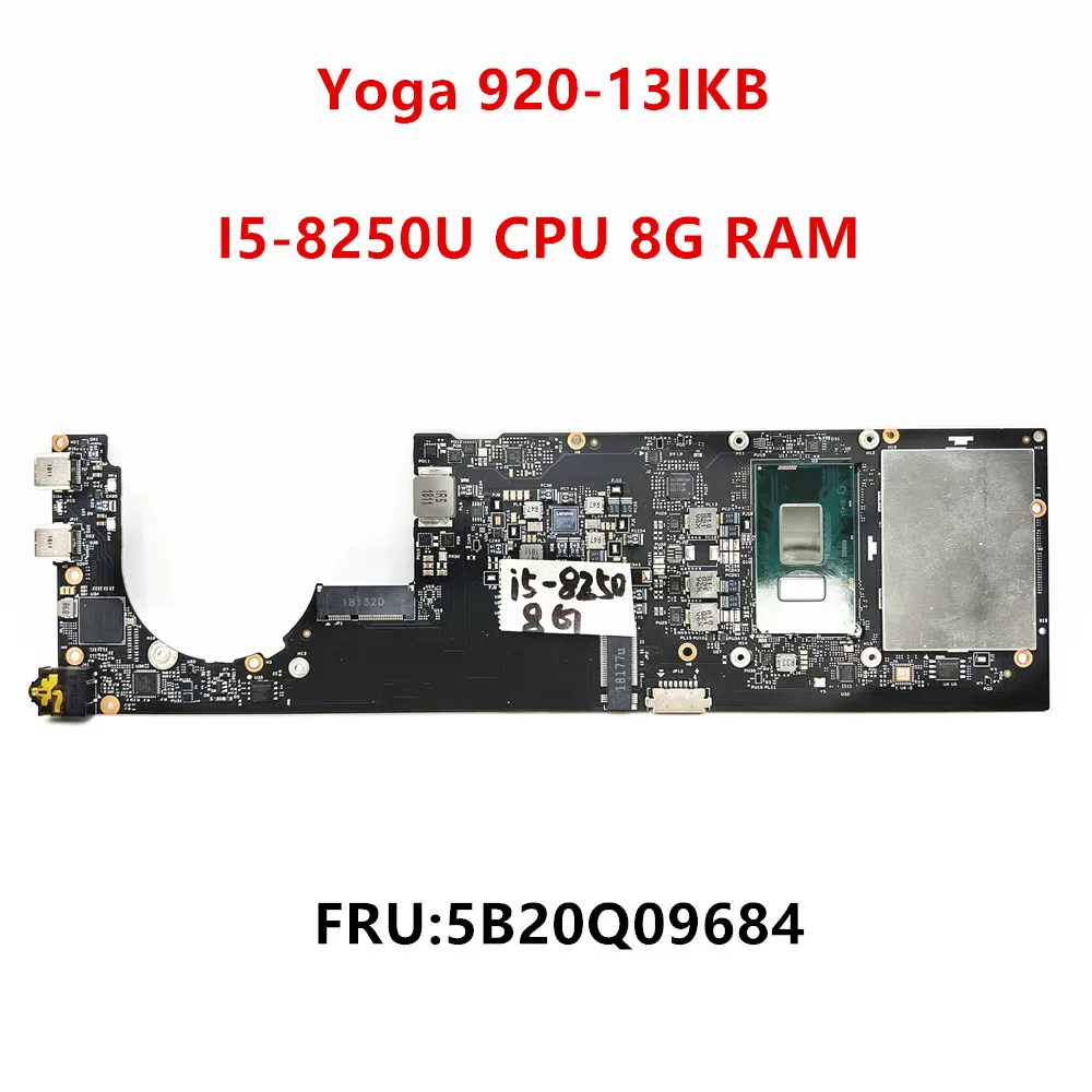 For Lenovo Yoga 920-13IKB Laptop Motherboard With SR3LC I7-8550U