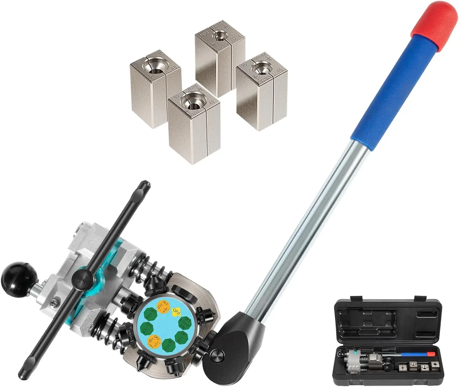 

Набор инструментов для развальцовки тормозной магистрали 45 градусов — трубка 3/16–3/8 дюйма, крепление тисков, прочный стальной корпус