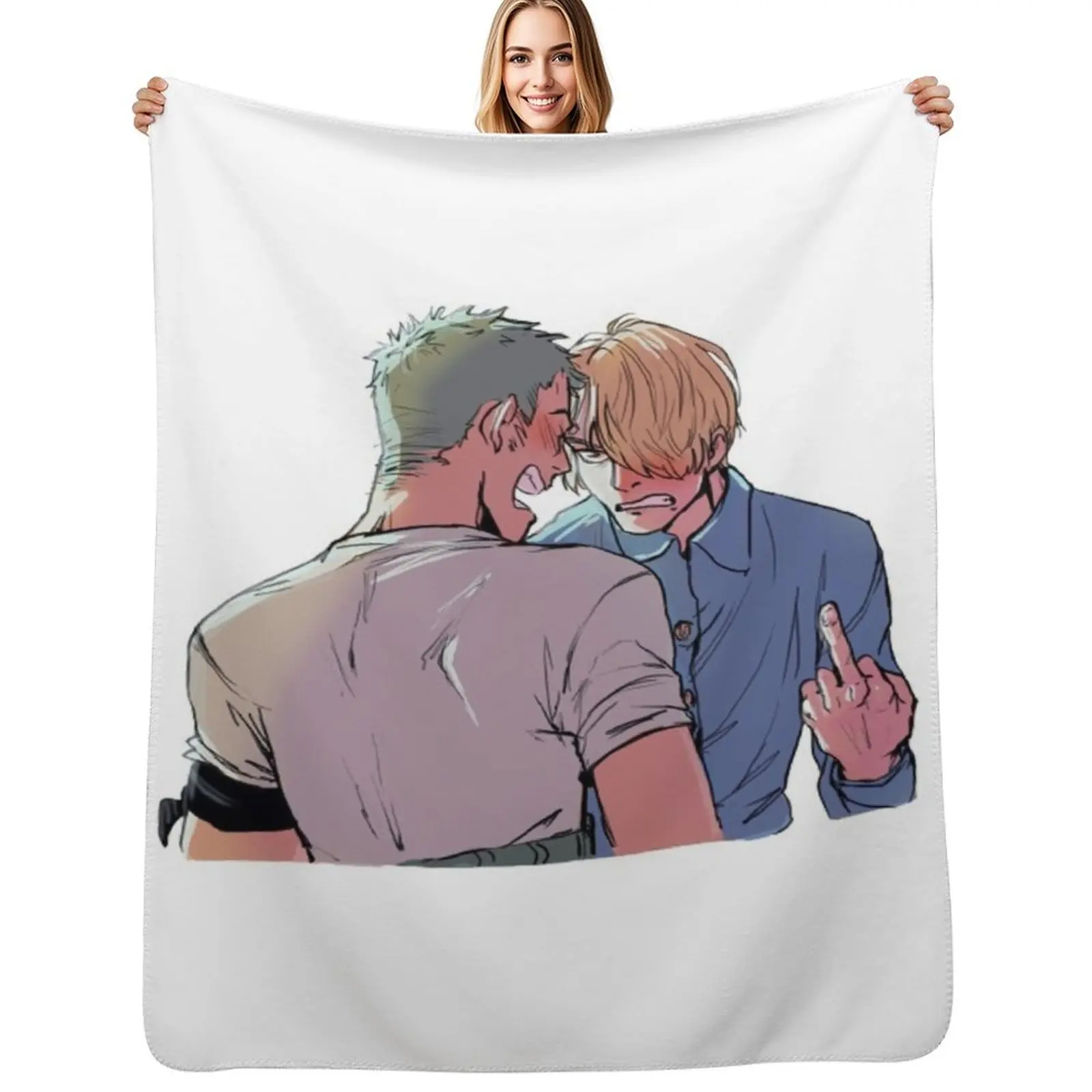 

Zosan the best Duo couple Throw Blanket Multi Purpose Soft Warm Blanket for Home Travel