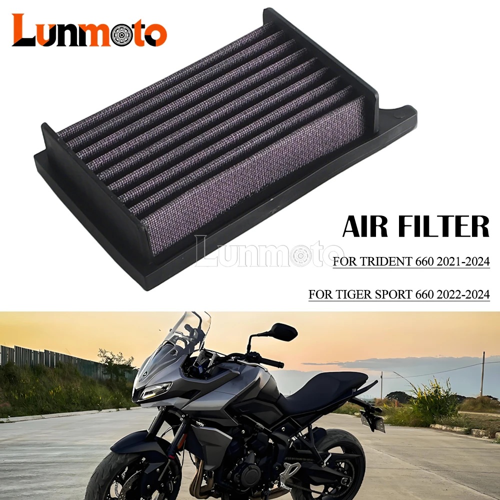 Air Filter For Tiger Sport 660 2022 2023 2024 Trident 660 2021-2024 TIGER SPORT Motorcycle Accessories Engine Air Intake Cleaner