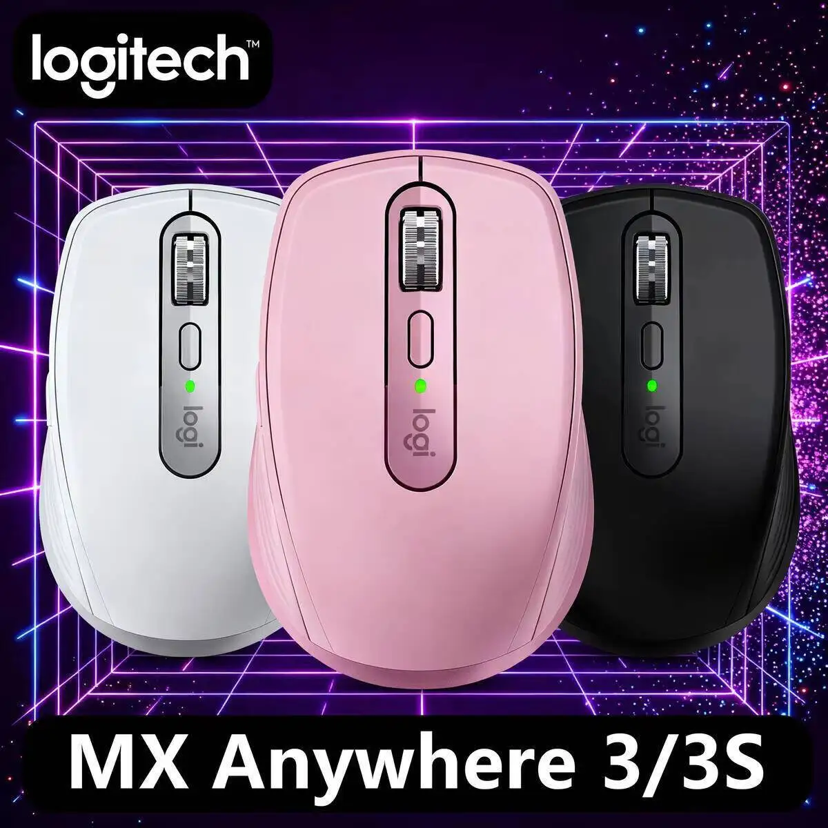 

Logitech MX Anywhere 3S Wireless Mouse – Premium Materials, Custom Buttons, Logi Flow Technology
