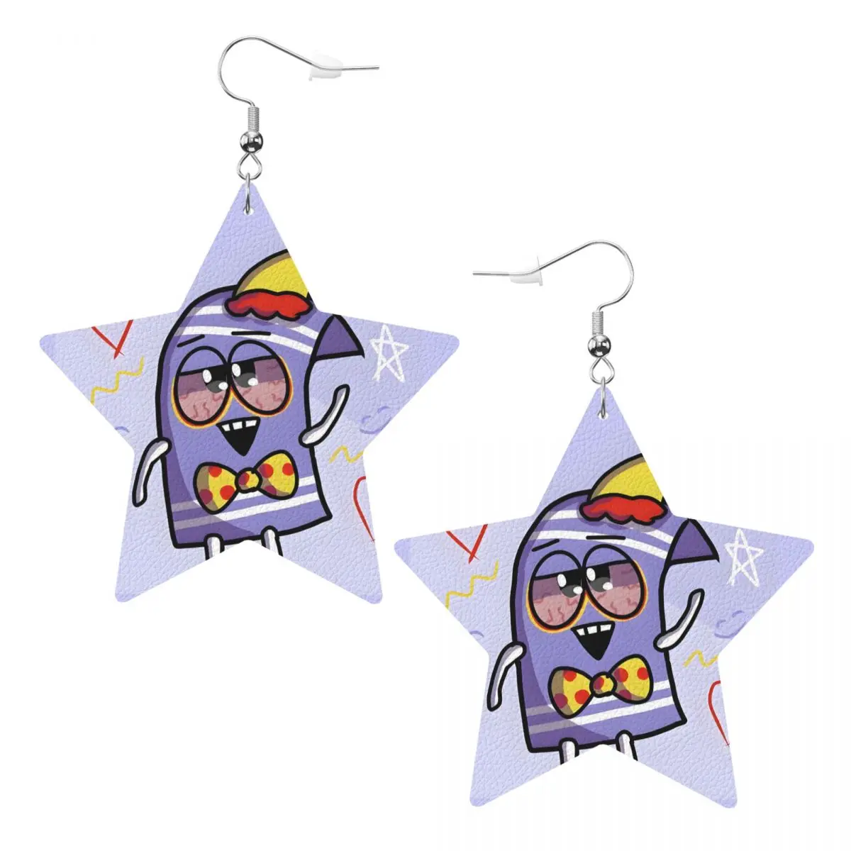 

Custom Towelies Leather Earrings for Women Funny Cartoon Teardrop Dangle Earrings Jewelry Accessories