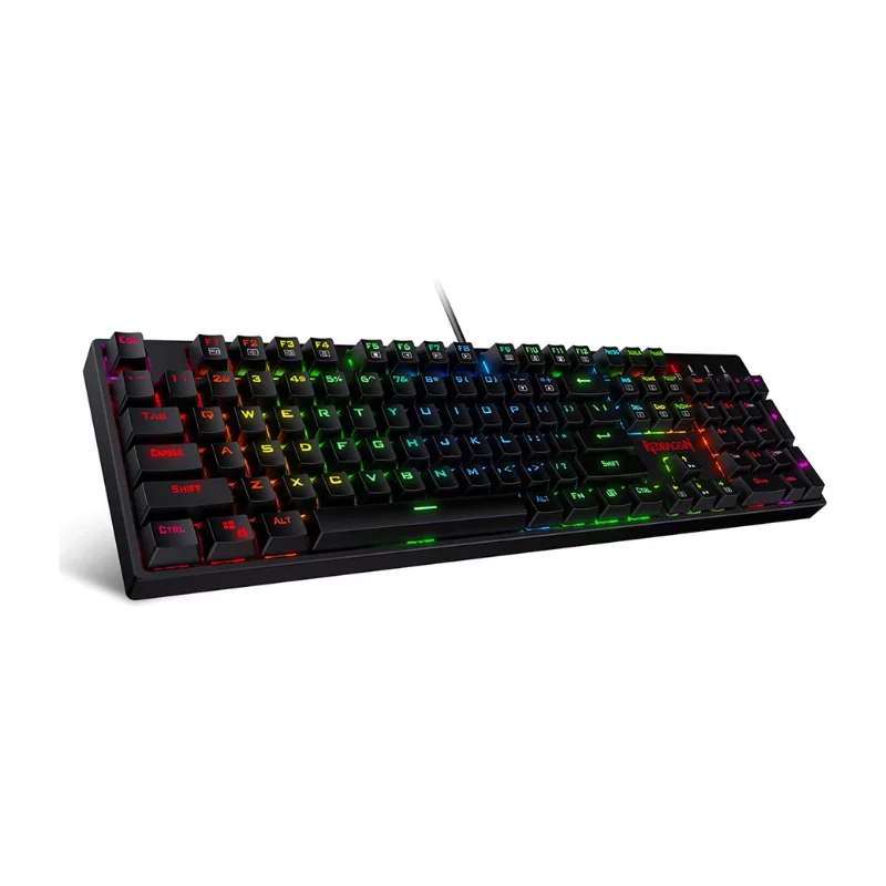 

Redragon K582 SURARA RGB LED Backlit Mechanical Gaming Keyboard with 104 Keys-Linear and Quiet-Red Switches