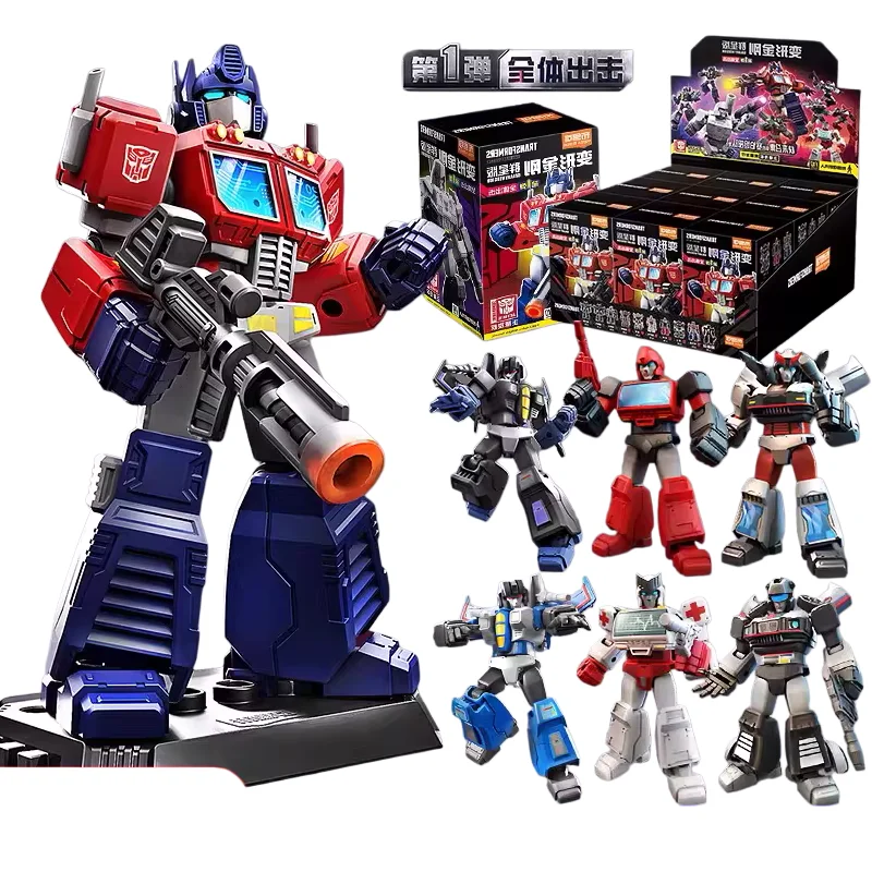 

Оригинальный конструктор BLOKEES Transformers Robot Star Edition: Набор для сборки роботов, игрушки-модели, подарок для детей, слепая коробка