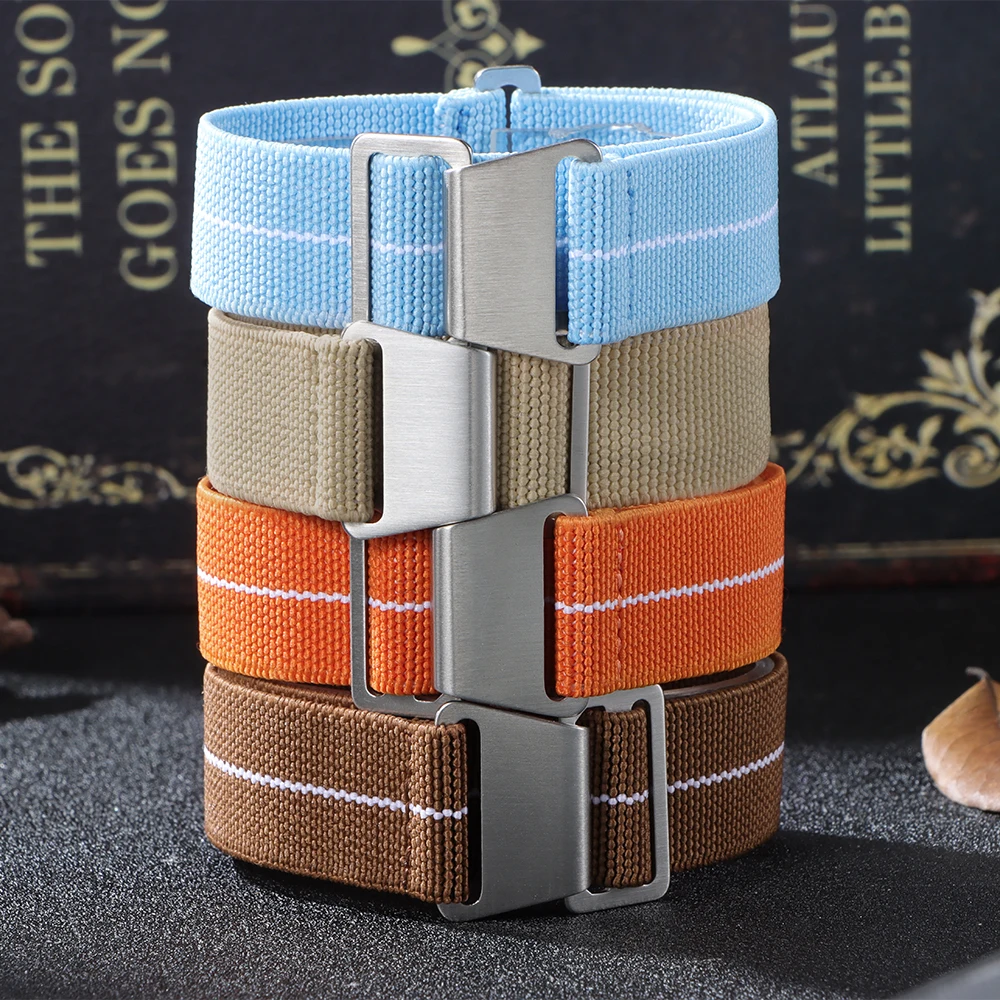 Tali Jam Tangan Elastis 18Mm 2 - Parachute Strap Elastic ulasan dan harga