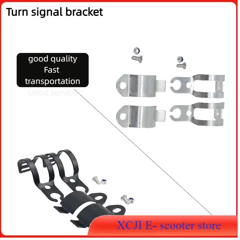 

Motorcycle Signal Light Brackets Turn Light Mount Bracket Metal For 27-31mm Front Fork Diameter Lamp bracket/with screws Black