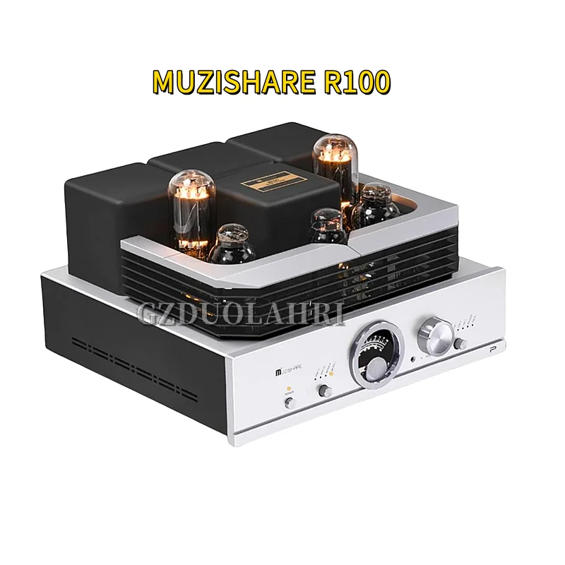 

MUZISHARE R100 Amplifier 300B Push 845 211 805 Class A Fever Power Amplifier Integrated Balanced Phono Pmplifier Tube Amplifier