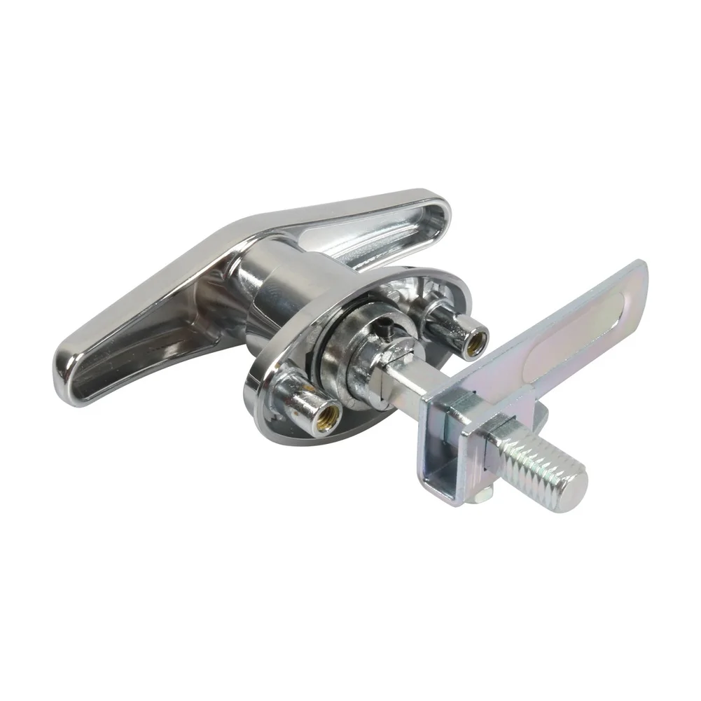 

Zinc Alloy T Handle Lock Kit For RV Truck Camper Trailer Storage Door With Keys T-Shape Handle Door Lock RV Parts Accessories