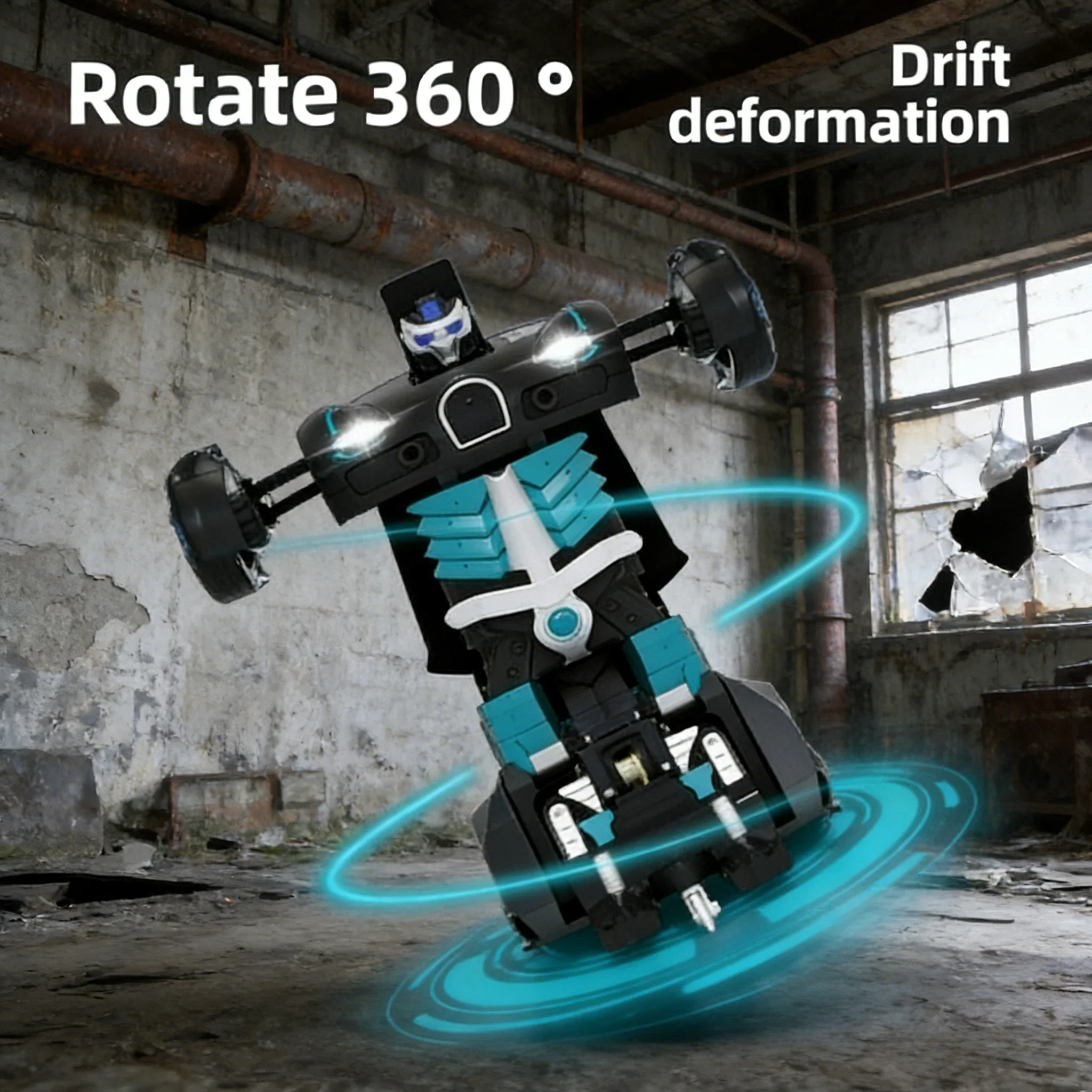 Transforme o carro Storm RC – Robô elétrico recarregável |   Brinquedo unissex para idades de 3 a 6 e 8 anos