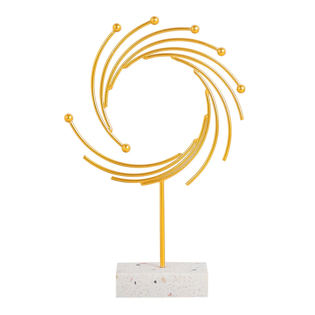 

1Pcs Nordic Style Golden Meteor Iron Decoration Light Luxury Desktop Handmade Home Table Ornament Office Adornment