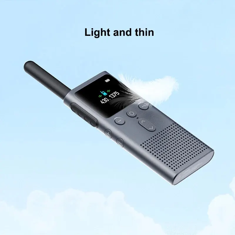 Xiaomi Walkie-talkie 2S Upgraded Version Ultra-light Ultra-thin Support Bluetooth Headset Connection Ultra-long Standby Outdoor