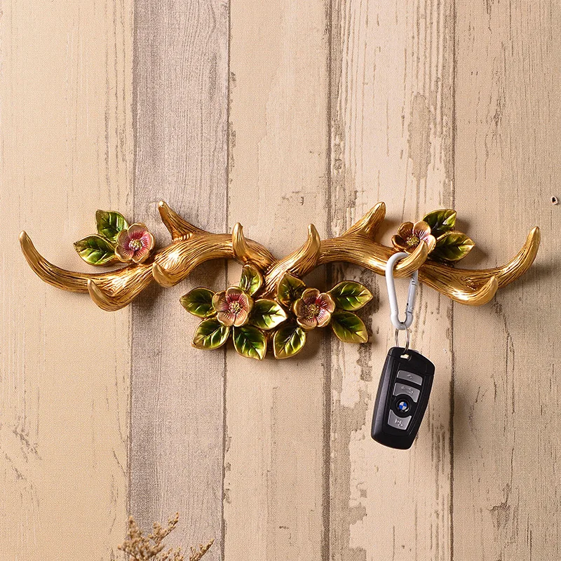 خطافات جدارية على شكل قرن الوعل، رف معطف إبداعي، شماعات مفاتيح عتيقة لمتاجر ملابس غرفة النوم، منظم ريفي مثبت على الحائط #1