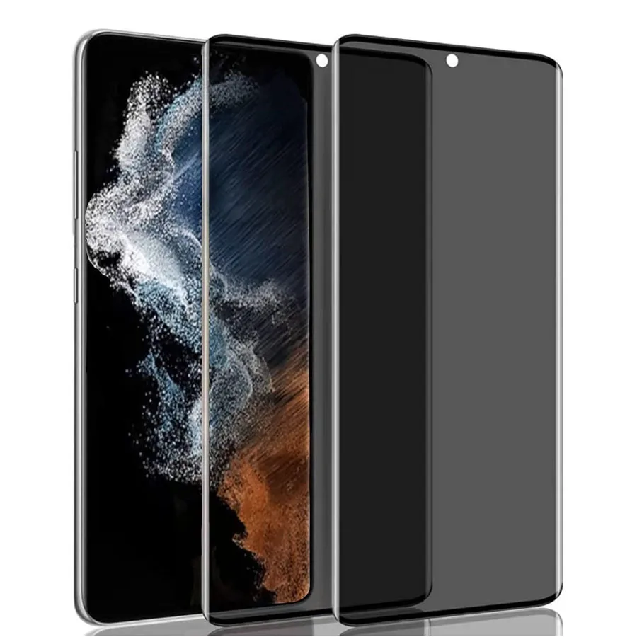 

Защитная пленка для экрана для Samsung Galaxy S22 S21 S20, ультратонкое противошпионское закаленное защитное стекло для Galaxy S22 + S22 + S9 + S10 Plus