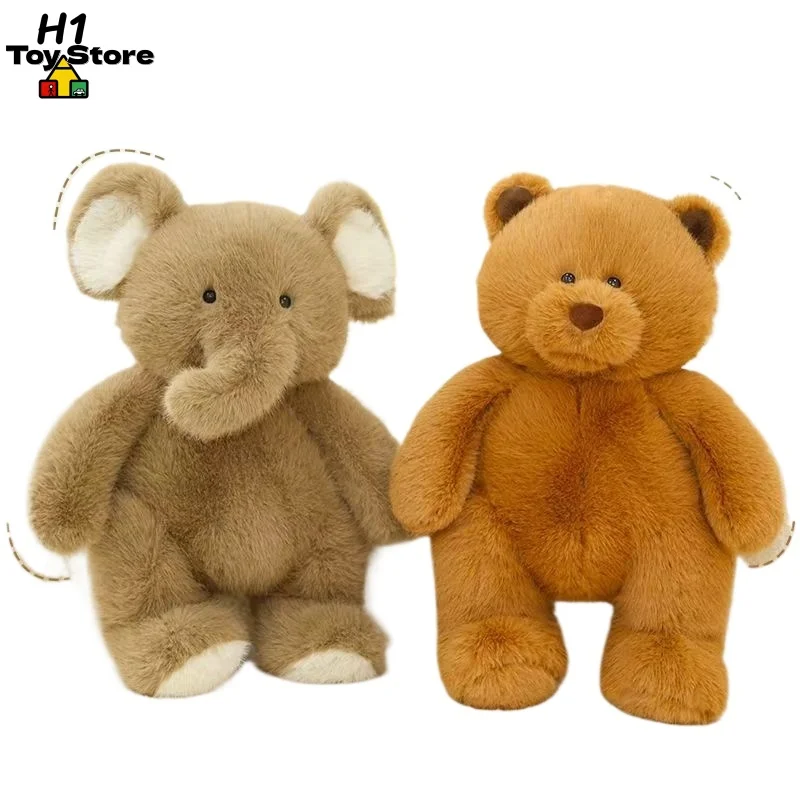 

Soothing Elephant & Dog Plush Toys Cuddle Soft Stuffed Animals for Kids Comfort Cute Bed Companions & Birthday Gift for All Age