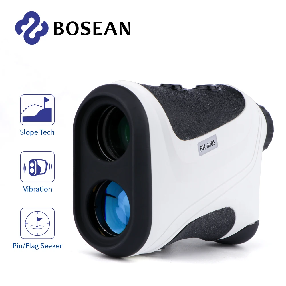 Bosean Golf Rangefinder with Slope adjust Flag-Lock with Vibrate 600M Laser Distance Meter Range Finder Telescope BH600S