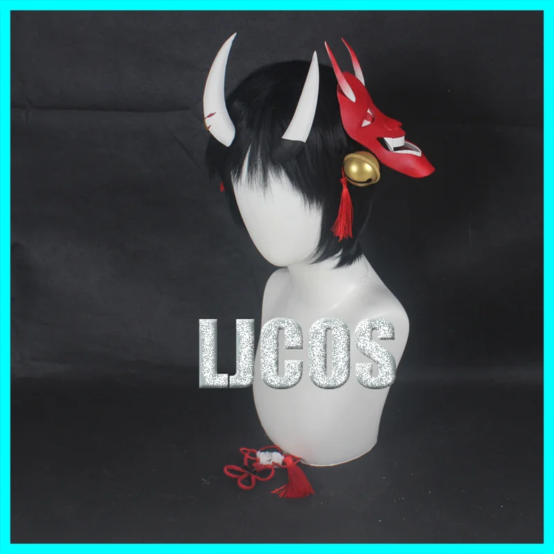 Hololive Nakiri Ayame Anime Cosplay Props Set - close-up view