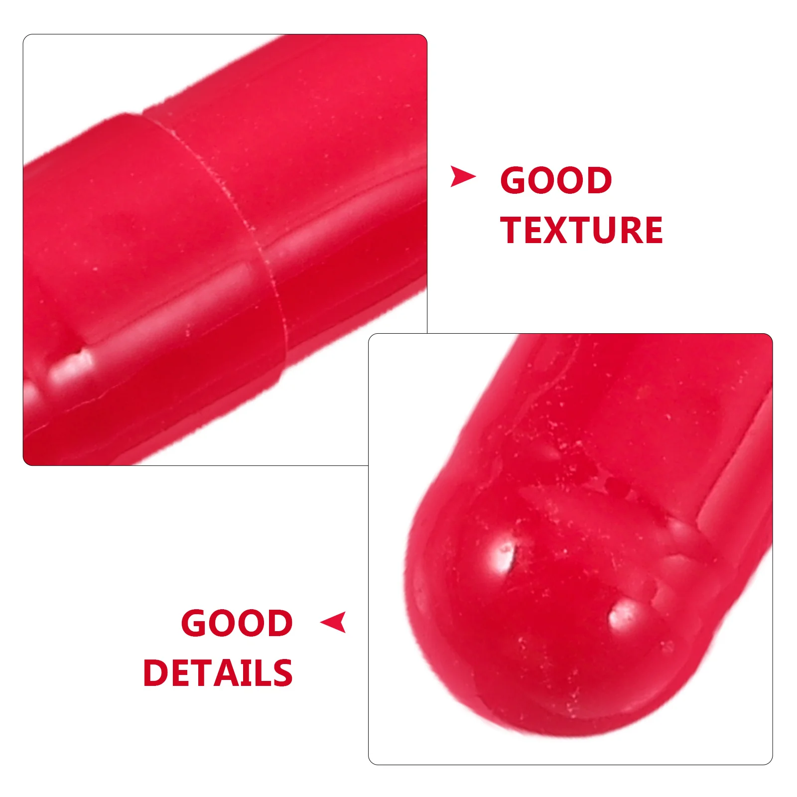 24 قطعة من كبسولات الدم المزيفة الآمنة لوازم مزحة الهالوين لتأثيرات إصابة الفم الواقعية كبسولات الدم المزيفة