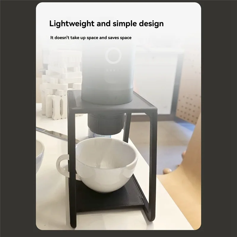 

ABBZ-Coffee Machine Stand Travel And Camping Gadgets DIY Coffee Dripper Station Rack Portable Espresso Coffee Maker