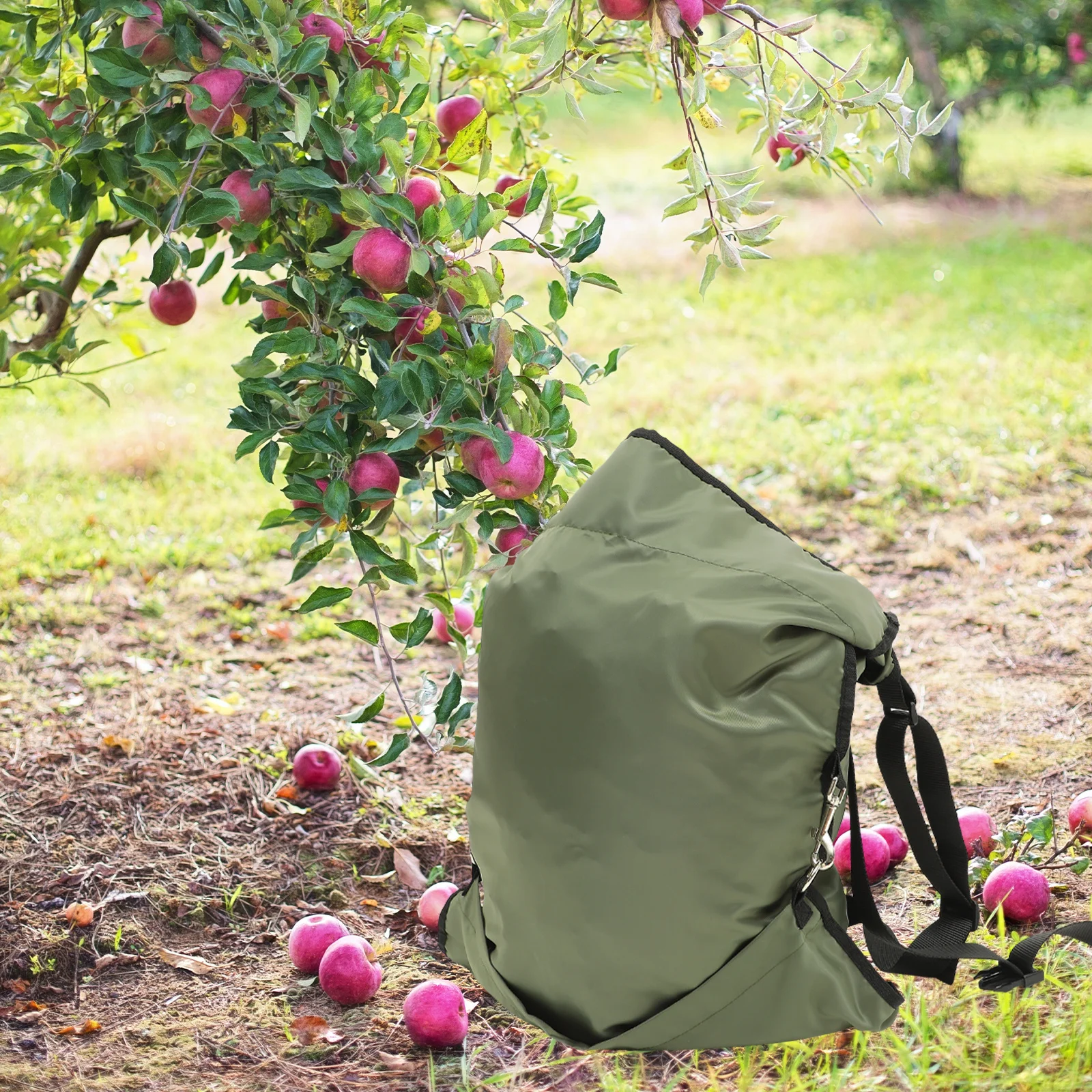 

Fruit Picking Apron With Bag Multipurpose Harvest Apron For Garden Vegetable Durable Oxford Cloth Large