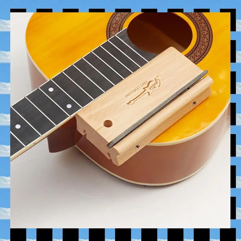 

ABME Guitar Fret End Dressing File 3/23/35 Degree Luthier File Tool Guitar Bass Fret End Dressing For Rounding