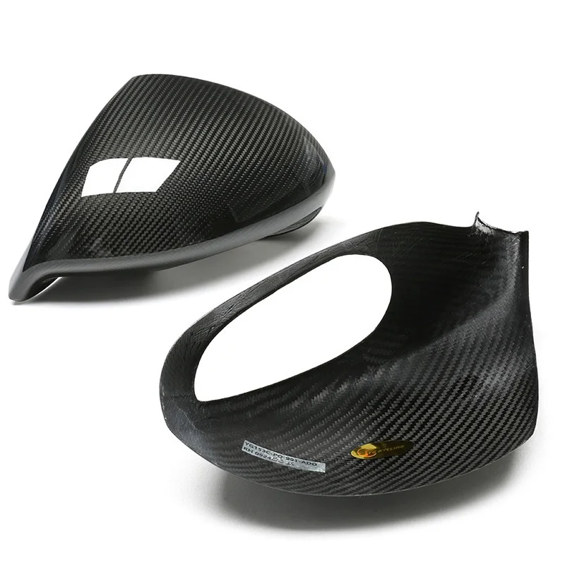 Dry Carbon Fiber Rearview Mirror Shell Rearview Mirror Housing Cover for Porsche GT2 GT3 991 2011-2024