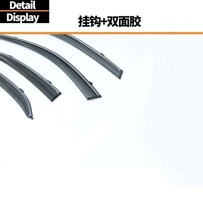 For 18-22Toyota Camry Window visors,Side Window Deflector Weathershield Sun Rain Guard