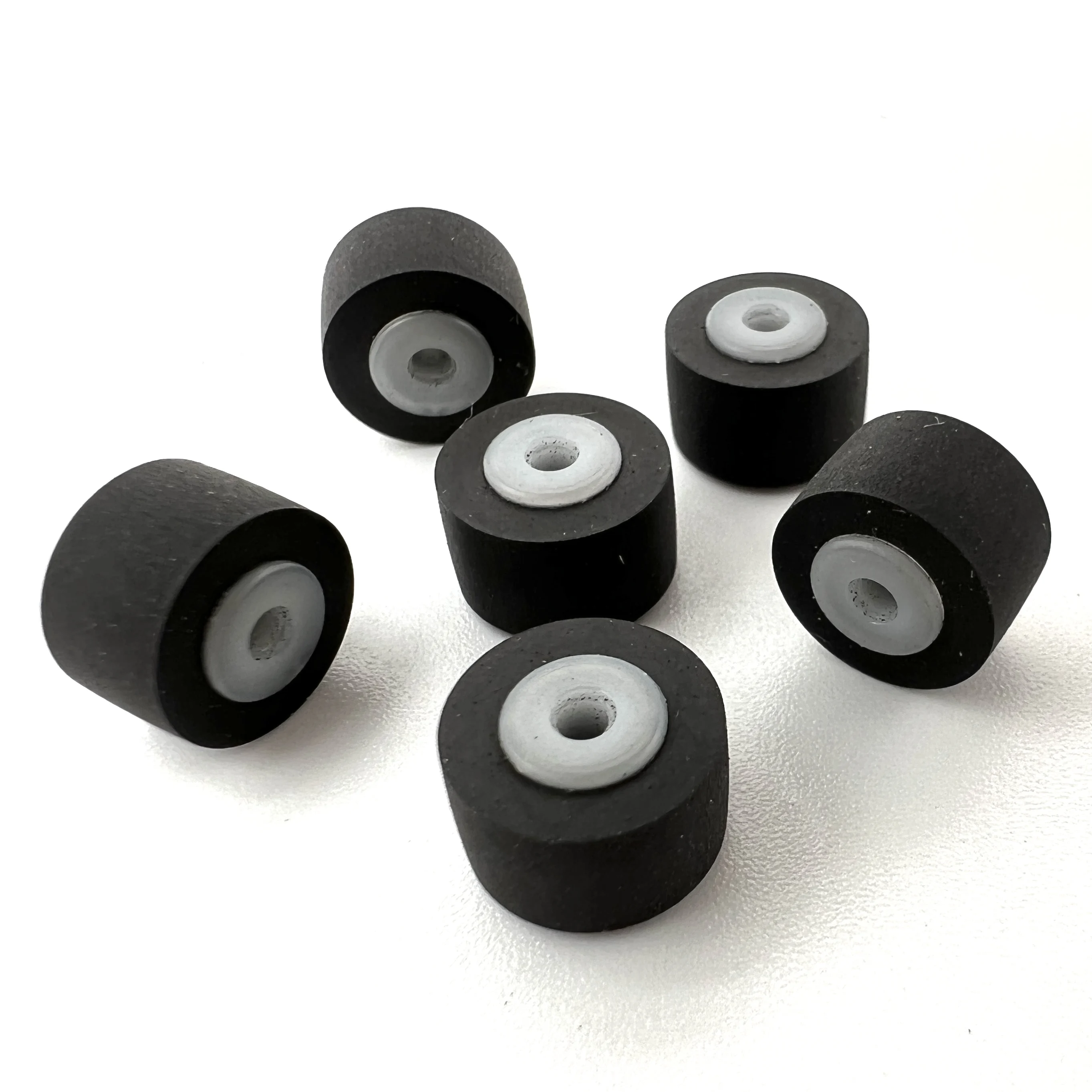 1 pz 5. 5 puleggia in gomma con rullo a pizzico per registratore a nastro Audio aziona i componenti del lettore Stereo Walkman a cassetta
