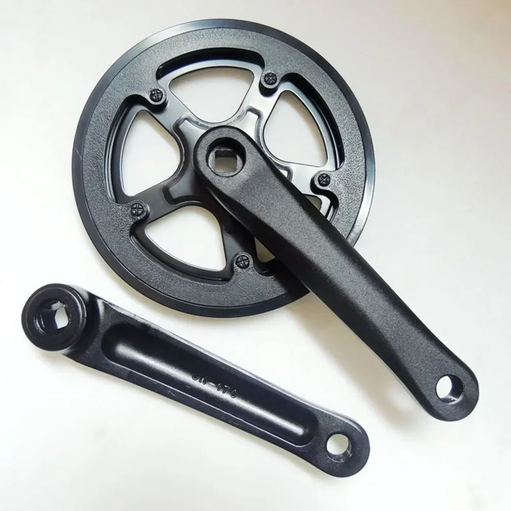 CrankArm Set Bike Crankset Road Bike 52T Black Easy To Install For Square Hole Good Compatibility 170MM 40 Bicycle