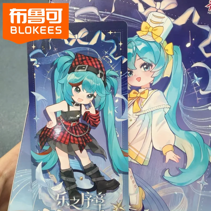 正規品-ブロックキーズ-初音ミク-ボーカロイドシリーズ-ブラインドボックス-組み立て式-かわいい-ミステリーボックス-デコレーション-アクションフィギュア-コレクション-おもちゃ