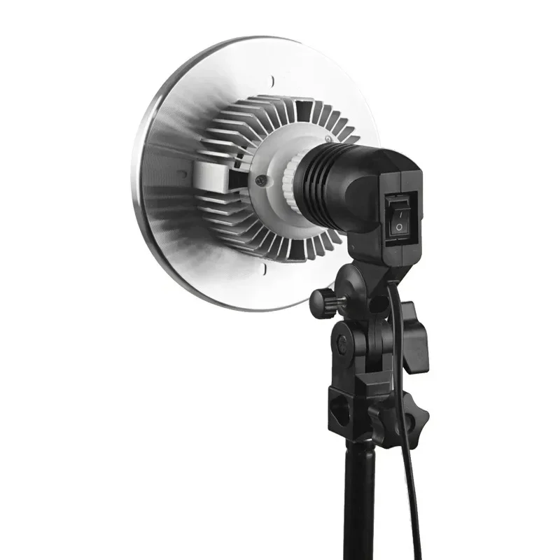 E27 Single Head Bulb Holder E27 Socket Flash Umbrella Bracket Photo Lighting Bulb Holder For Photography Studio Accessories